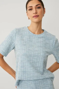 Ellos Collection Topp med bouclé-struktur