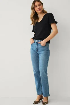 Ellos Collection Topp med volangermet