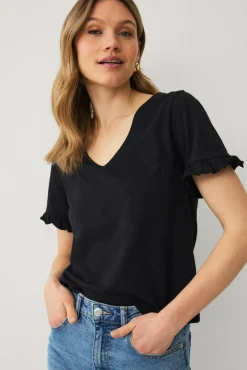 Ellos Collection Topp med volangermet