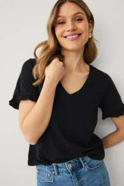 Ellos Collection Topp med volangermet