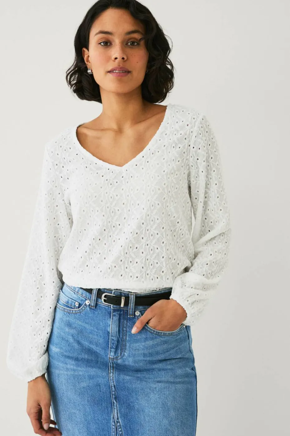 Ellos Collection Topp med blomstermønster