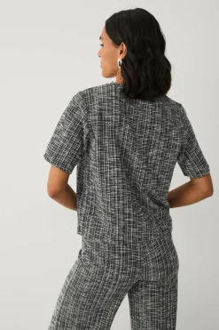 Ellos Collection Topp med bouclé-struktur