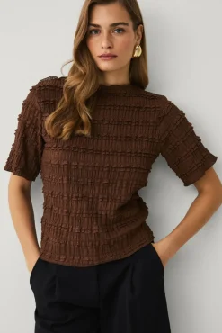Ellos Collection Topp med rufsete kanter