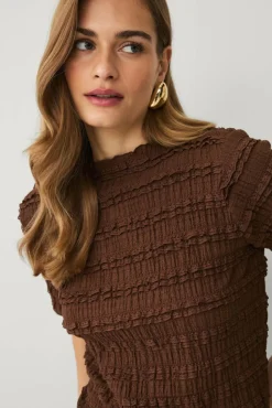 Ellos Collection Topp med rufsete kanter