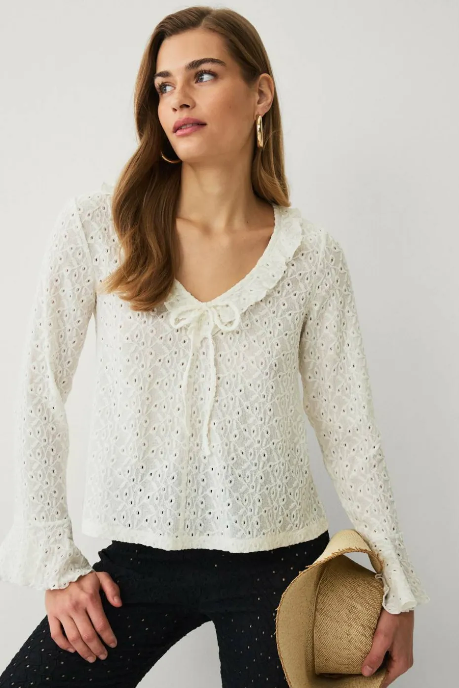 Ellos Collection Topp med volanger