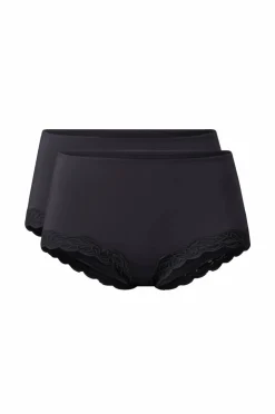 Ellos Collection Truse med blondedetaljer, 2-pakning