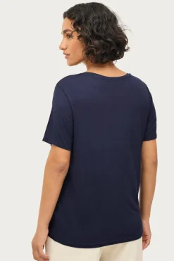 Ellos Collection T-skjorte i viskosestrikk