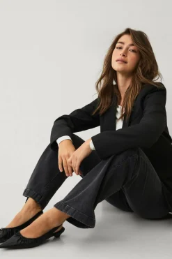 Ellos Collection Utsvingte jeans Utsvingte med høy midje