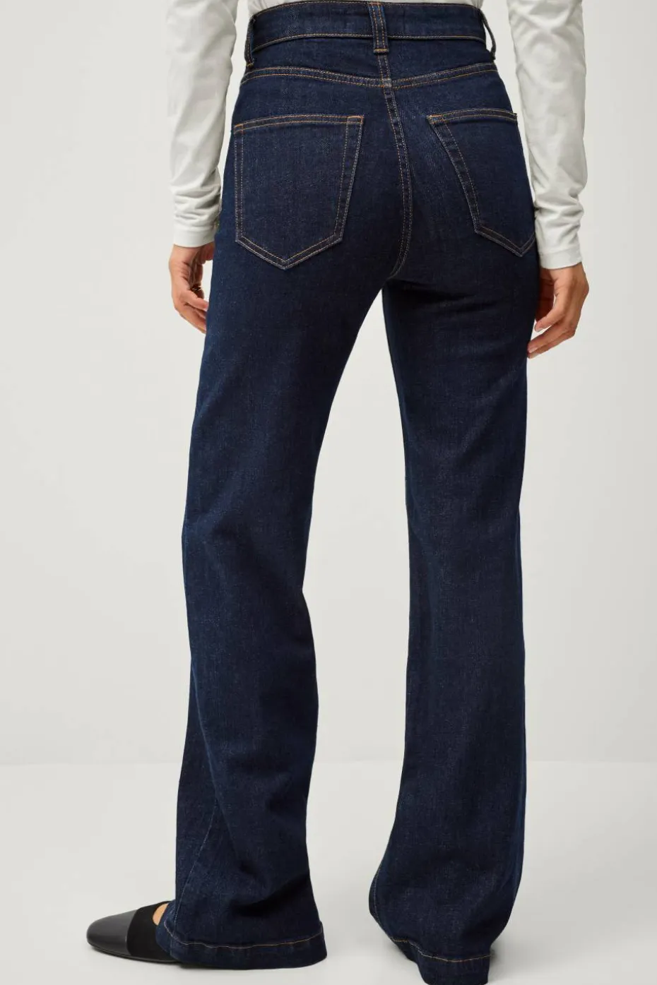 Ellos Collection Utsvingte jeans Utsvingte med høy midje