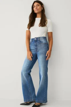 Ellos Collection Utsvingte jeans Utsvingte med høy midje