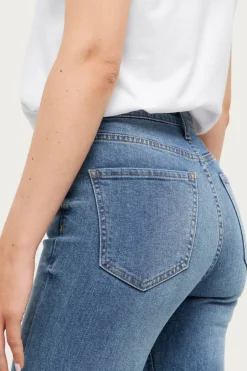 Ellos Collection Utsvingte stretchjeans med høy midje