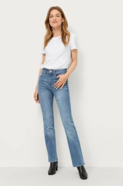 Ellos Collection Utsvingte stretchjeans med høy midje