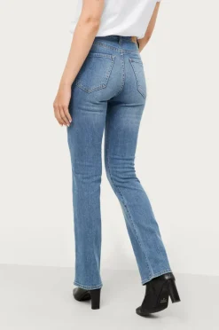 Ellos Collection Utsvingte stretchjeans med høy midje