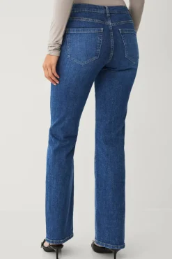 Ellos Collection Utsvungne stretchjeans med lav midje