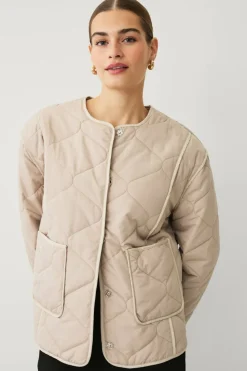 Ellos Collection Vattert jakke i oversized modell