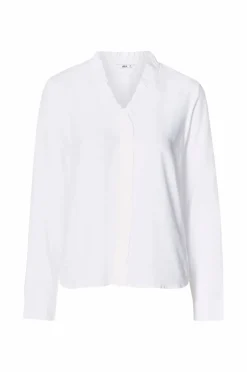 Ellos Collection Viskosebluse med volangedetaljer