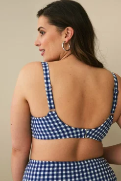 Ellos Plus collection Bikini-BH i seersucker