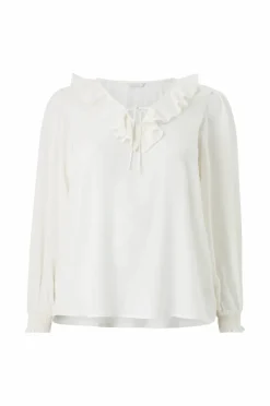 Ellos Plus collection Bluse med volang
