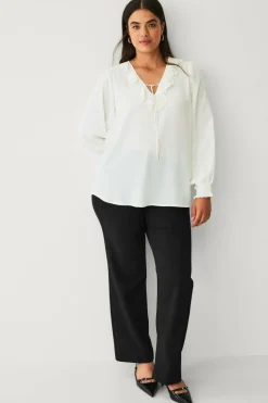 Ellos Plus collection Bluse med volang