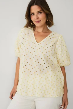 Ellos Plus collection Bluse med bobleermer
