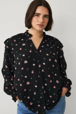 Ellos Plus collection Bluse med volanger