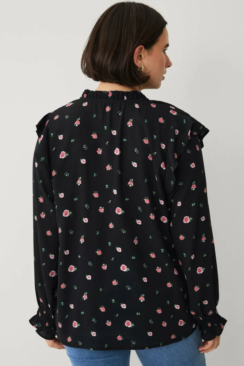 Ellos Plus collection Bluse med volanger