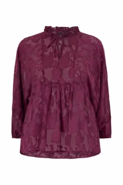 Ellos Plus collection Bluse i organza
