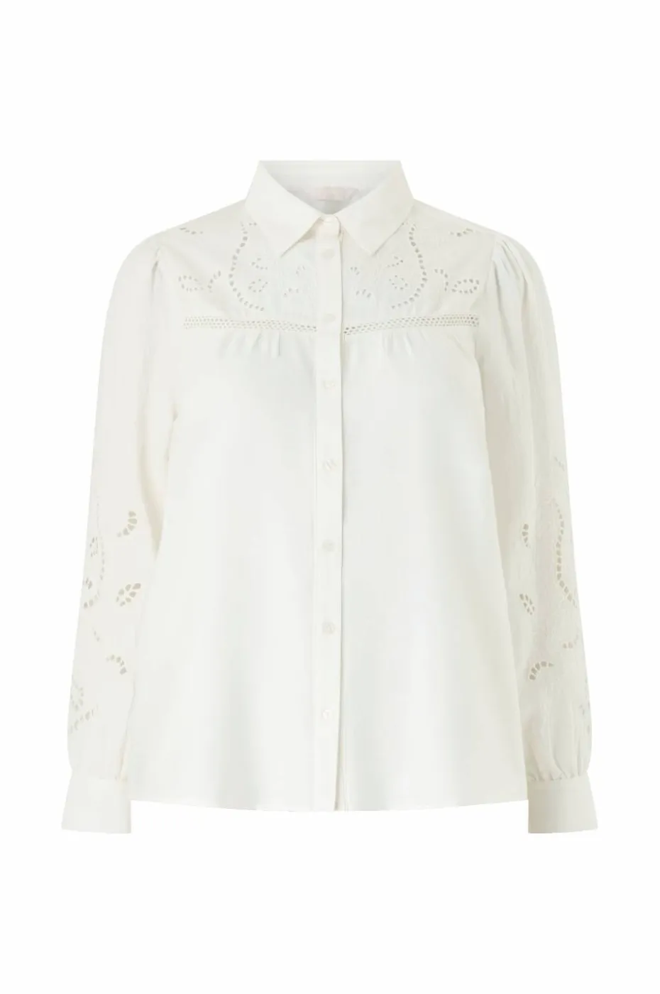 Ellos Plus collection Bluse med hullbroderier