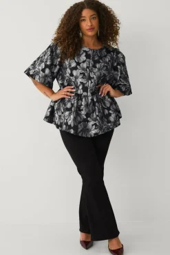 Ellos Plus collection Bluse med puffermer