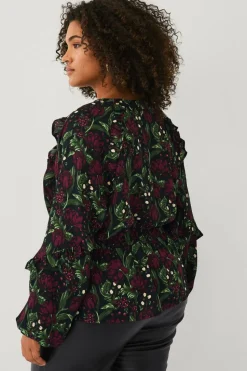 Ellos Plus collection Bluse med volanger