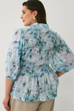 Ellos Plus collection Bluse med smock