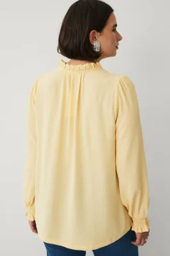 Ellos Plus collection Bluse med v-formet utringning