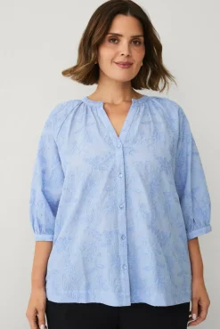 Ellos Plus collection Bluse med broderi