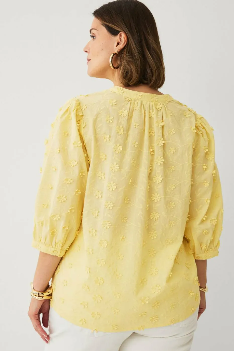 Ellos Plus collection Bluse med 3D-blomster