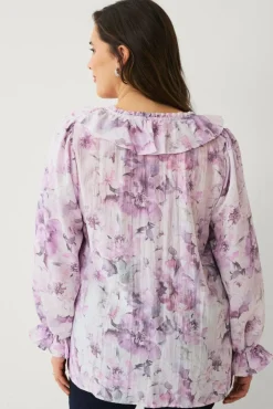 Ellos Plus collection Bluse med volanger