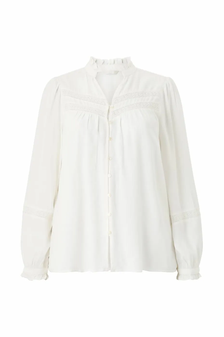 Ellos Plus collection Bluse med blondedetaljer