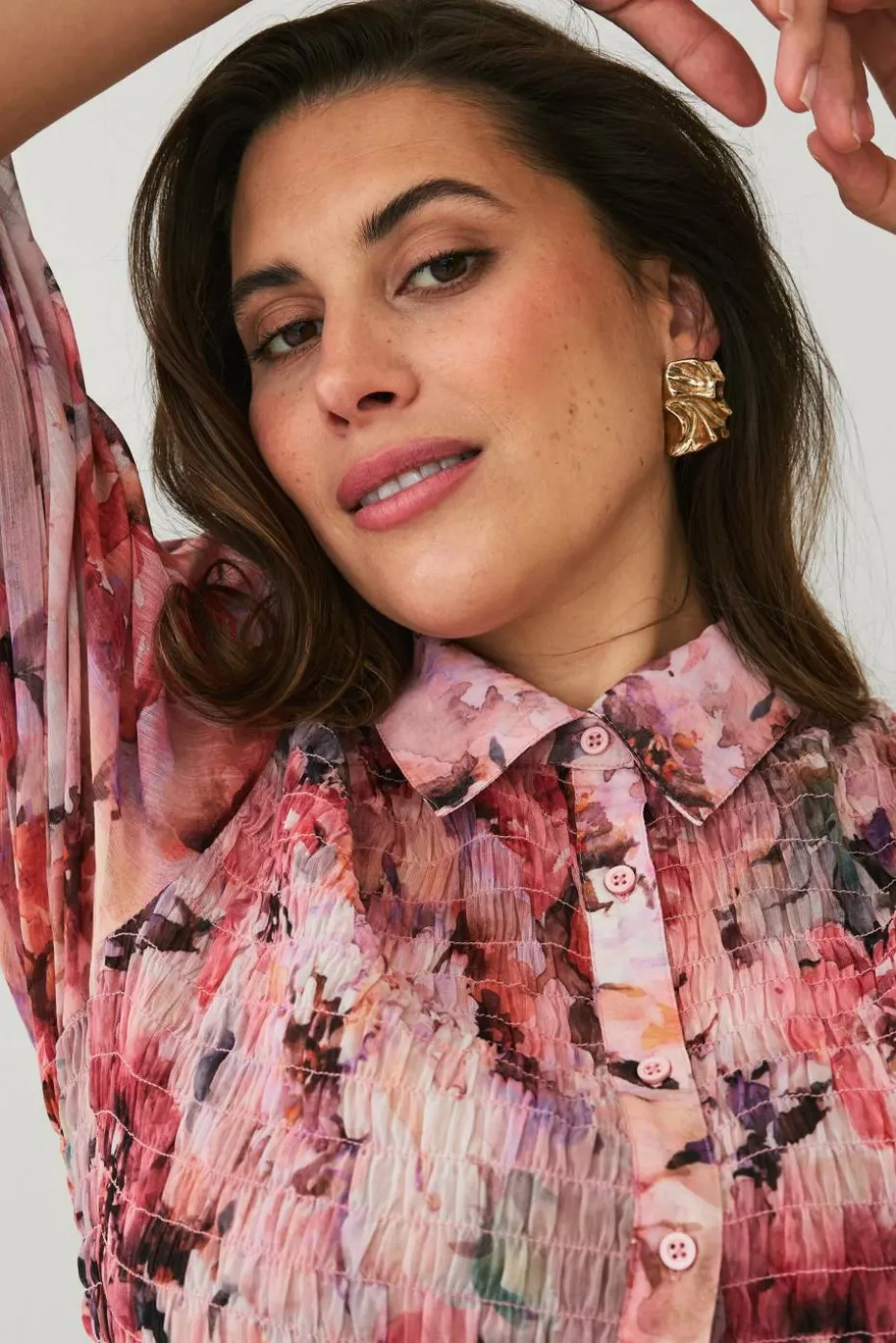 Ellos Plus collection Bluse med smock