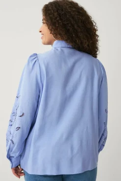 Ellos Plus collection Bluse med hullbroderier