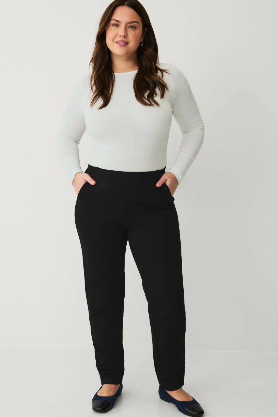 Ellos Plus collection Bukser i twill med stretch
