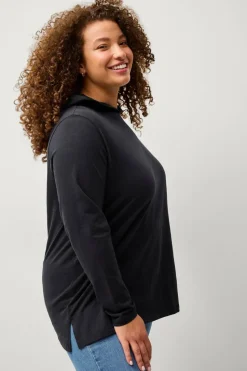 Ellos Plus collection Collegegenser med hette