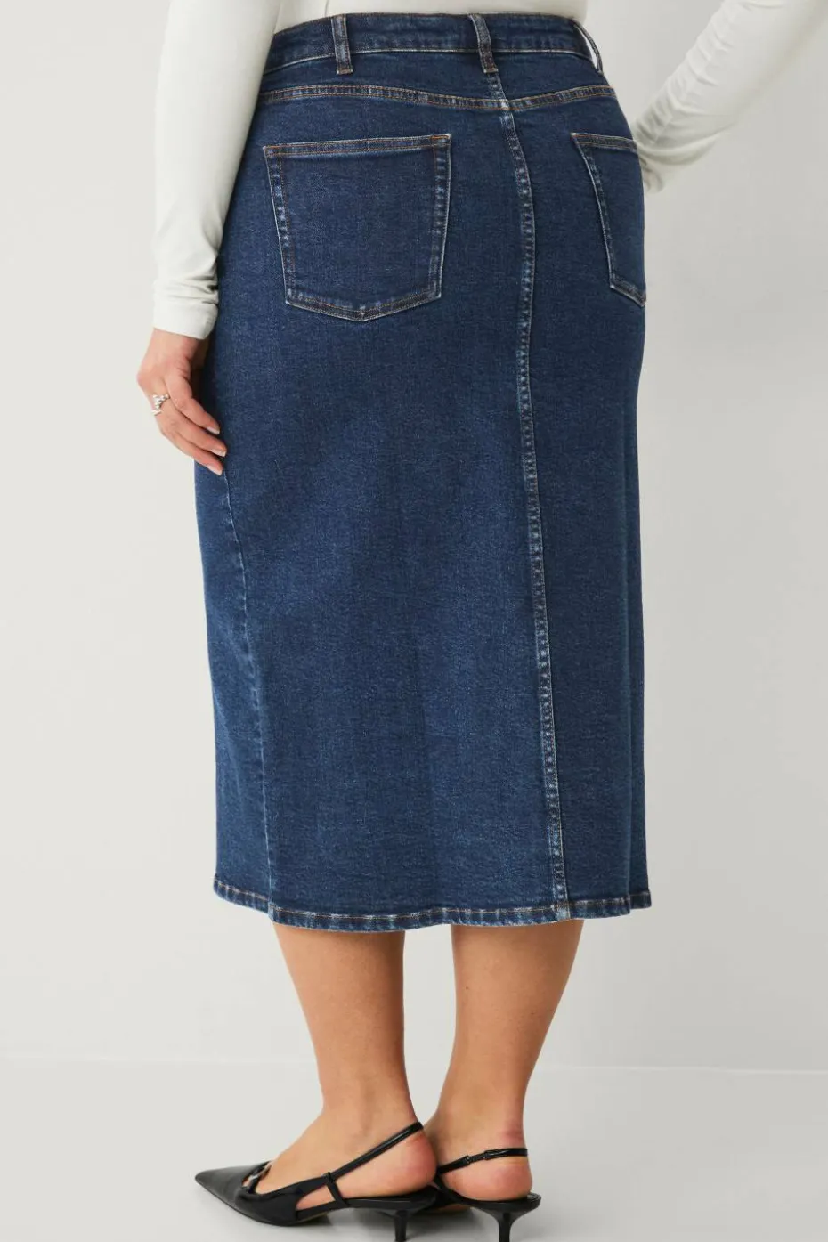 Ellos Plus collection Denim skjørt