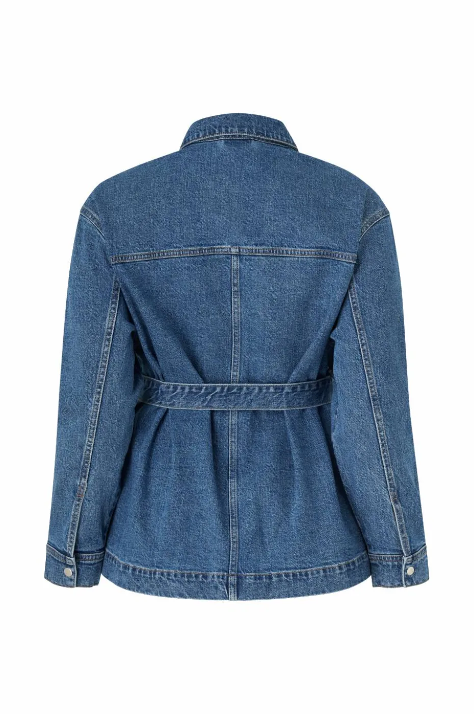 Ellos Plus collection Denim jakke med knytbelte