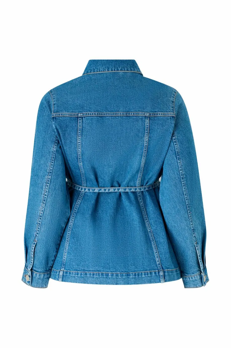 Ellos Plus collection Denim jakke med knytbart belte