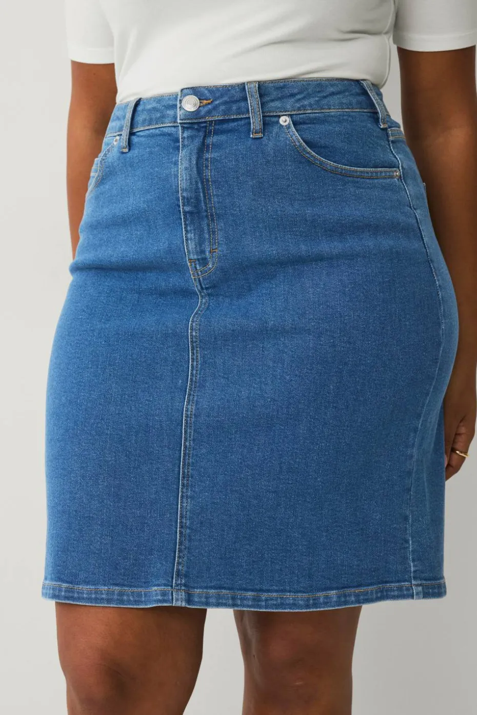 Ellos Plus collection Denim skjørt