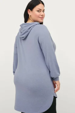 Ellos Plus collection Genser-tunika med hette