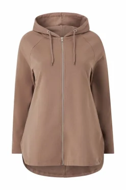 Ellos Plus collection Genser med hette og glidelås