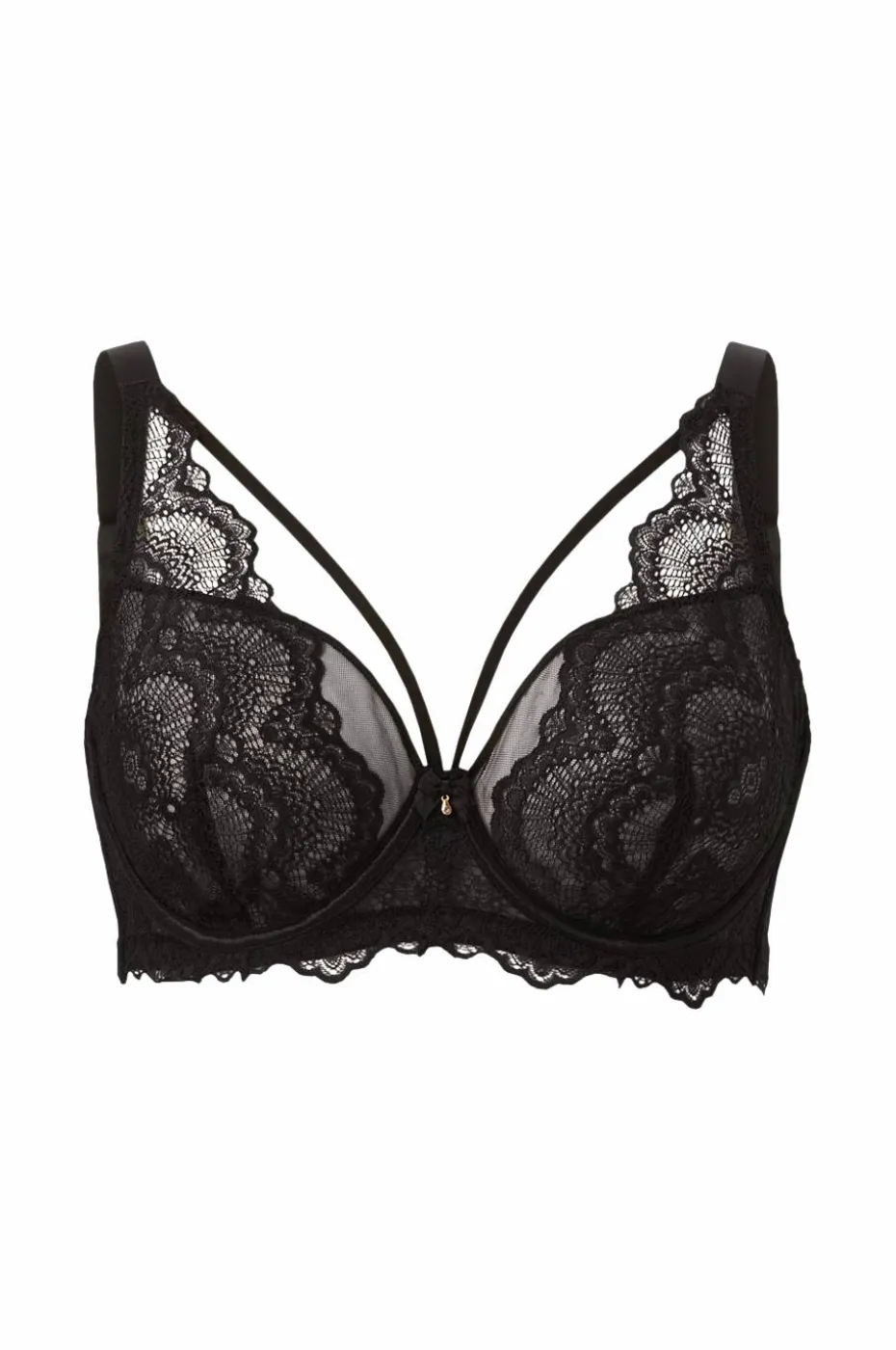 Ellos Plus collection Ikke polstret spile-BH i blonder