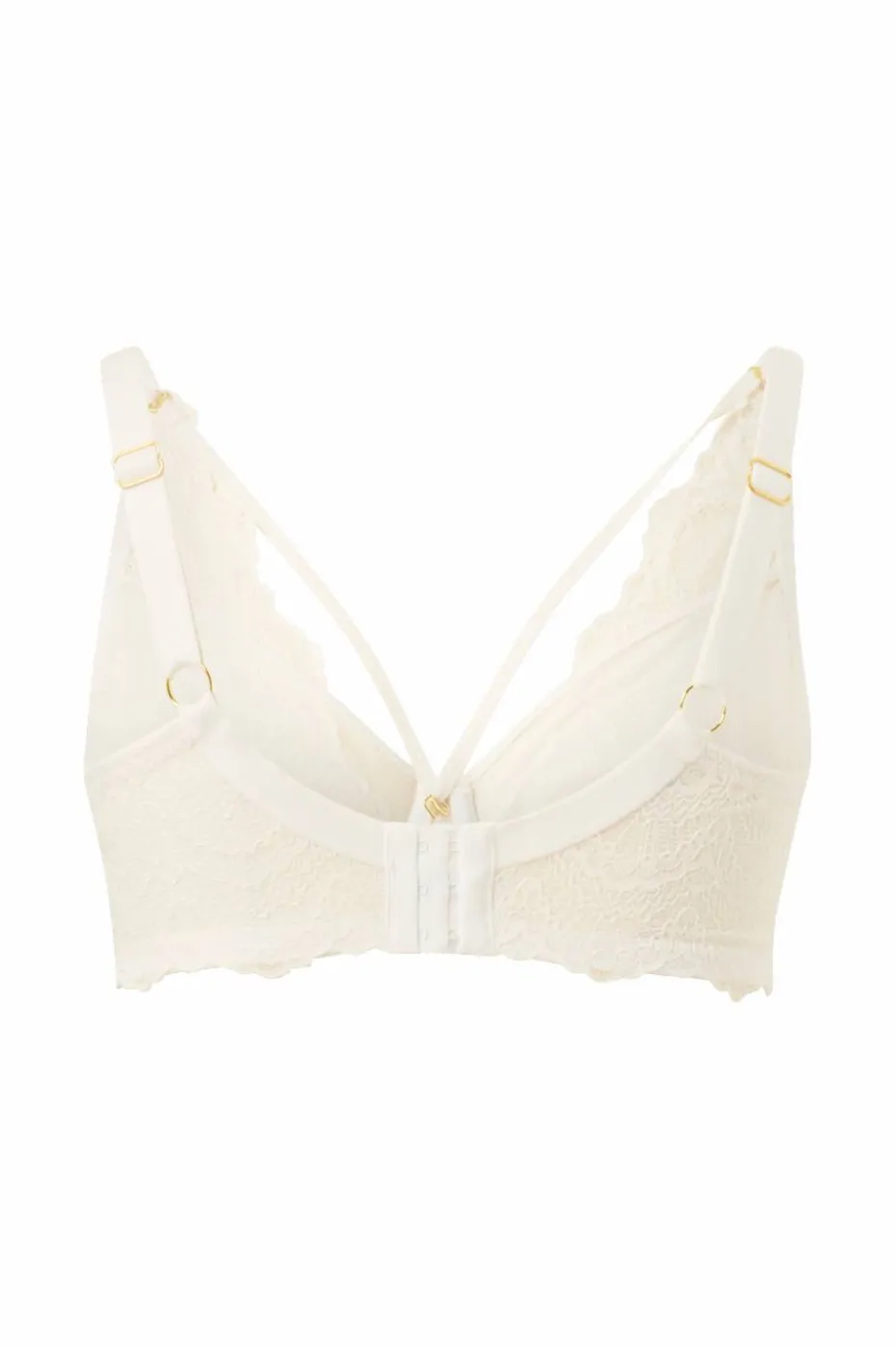 Ellos Plus collection Ikke polstret spile-BH i blonder