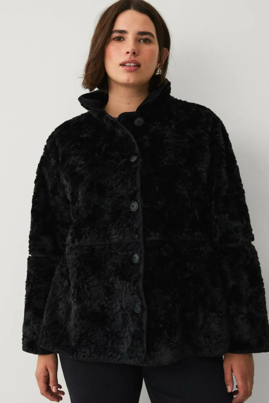Ellos Plus collection Jakke i kunstig skinn
