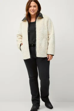 Ellos Plus collection Jakke i kunstig skinn